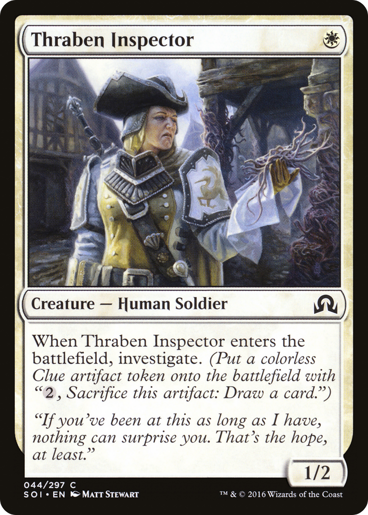 Shadows over Innistrad - (SOI-044) - Thraben Inspector