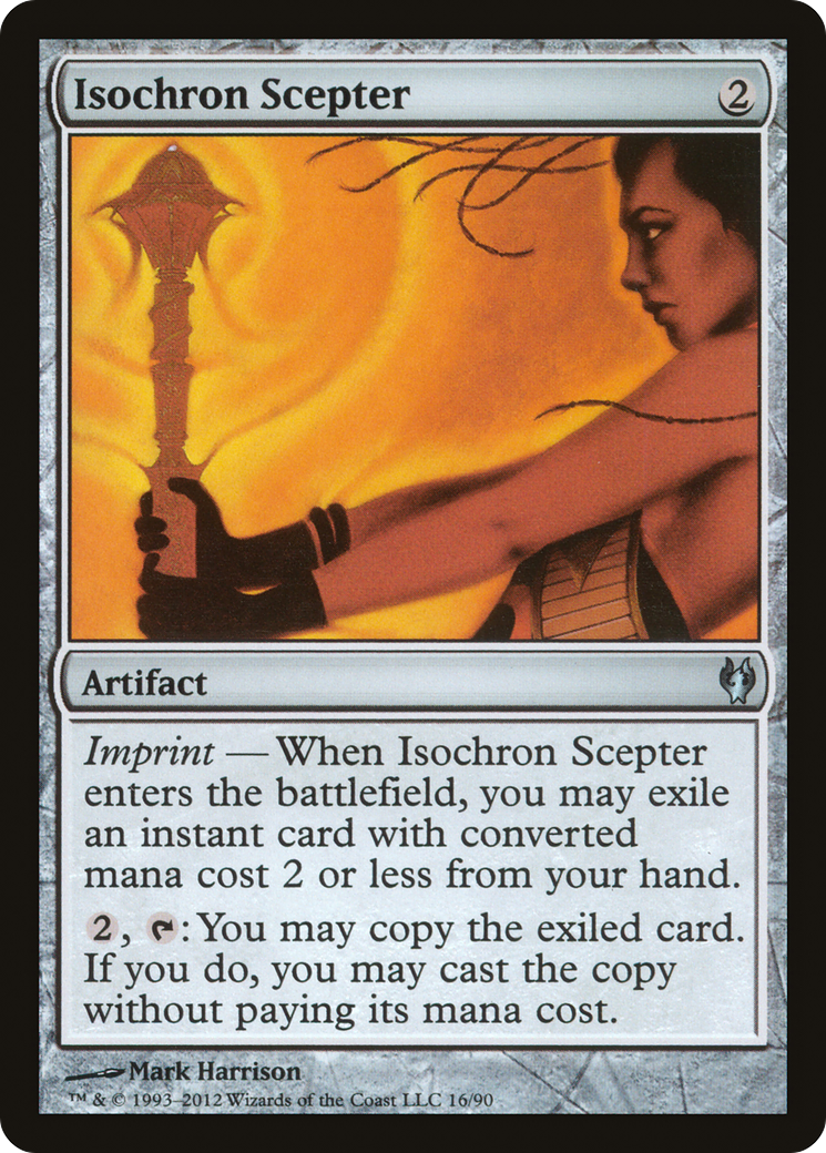 Duel Decks: Izzet vs. Golgari - (DDJ-016) - Isochron Scepter