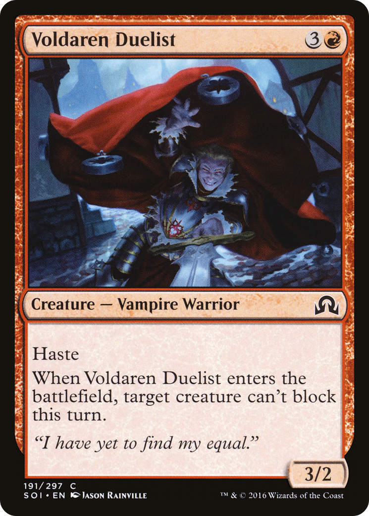 Shadows over Innistrad - (SOI-191) - Voldaren Duelist Foil