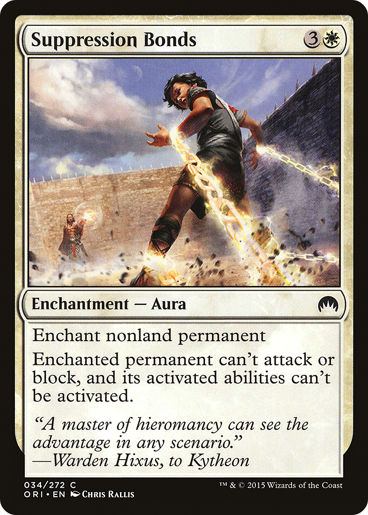 Magic Origins - (ORI-034) - Suppression Bonds