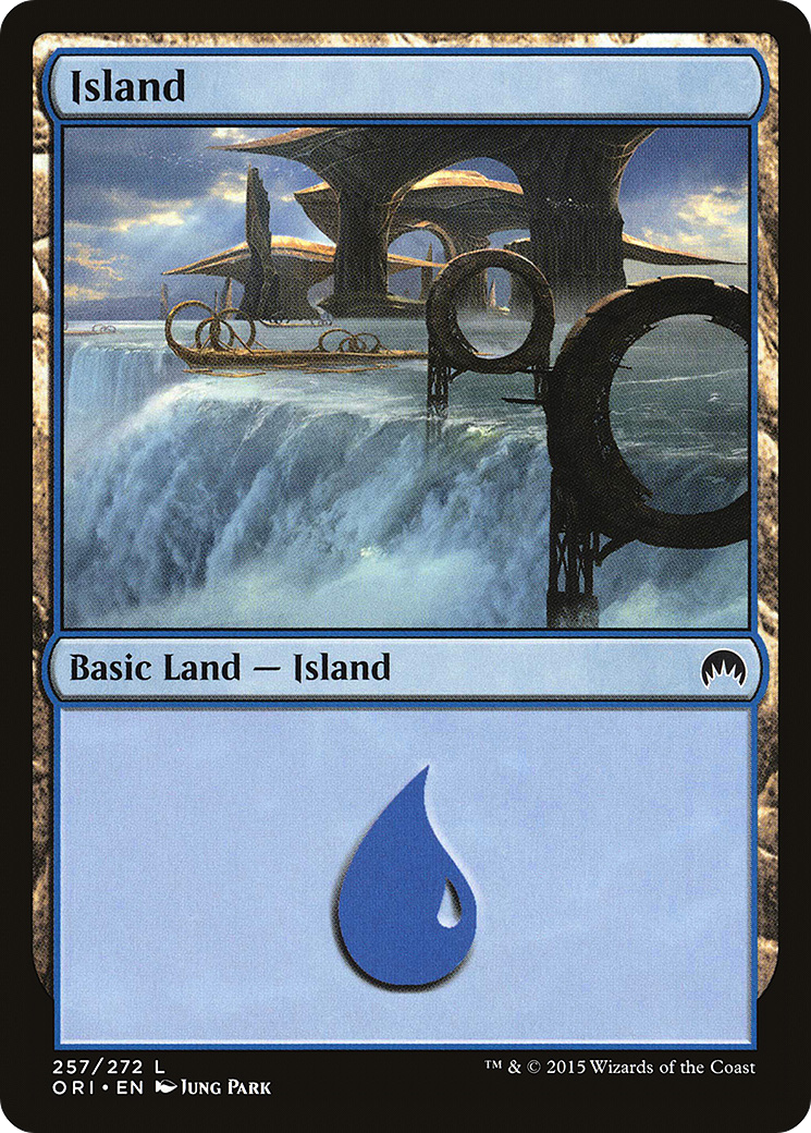 Magic Origins - (ORI-257) - Island (257)
