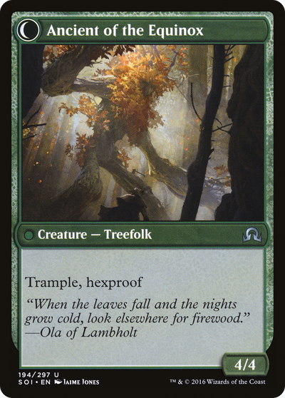 Shadows over Innistrad - (SOI-194) - Autumnal Gloom: (Double Faced Transform)