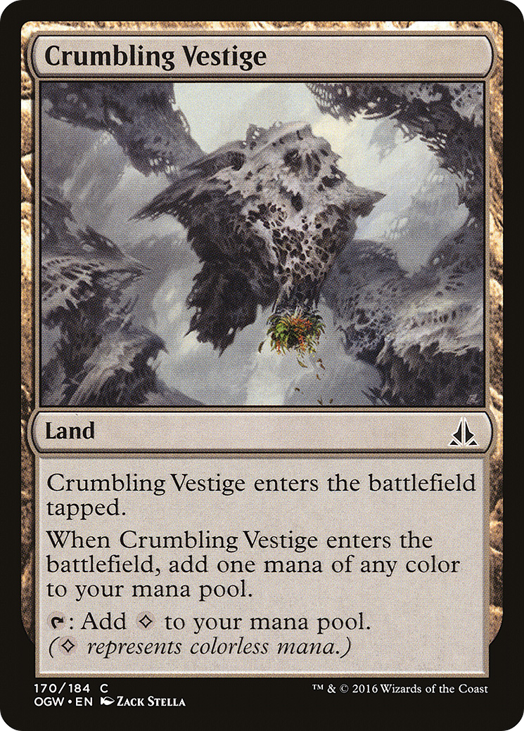 Oath of the Gatewatch - (OGW-170) - Crumbling Vestige