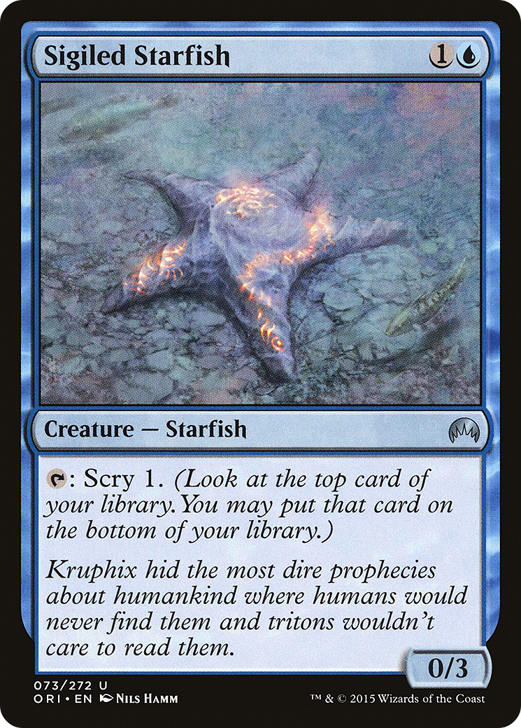 Magic Origins - (ORI-073) - Sigiled Starfish