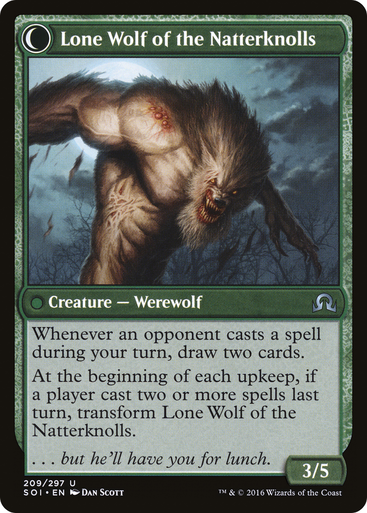 Shadows over Innistrad - (SOI-209) - Hermit of the Natterknolls: (Double Faced Transform)