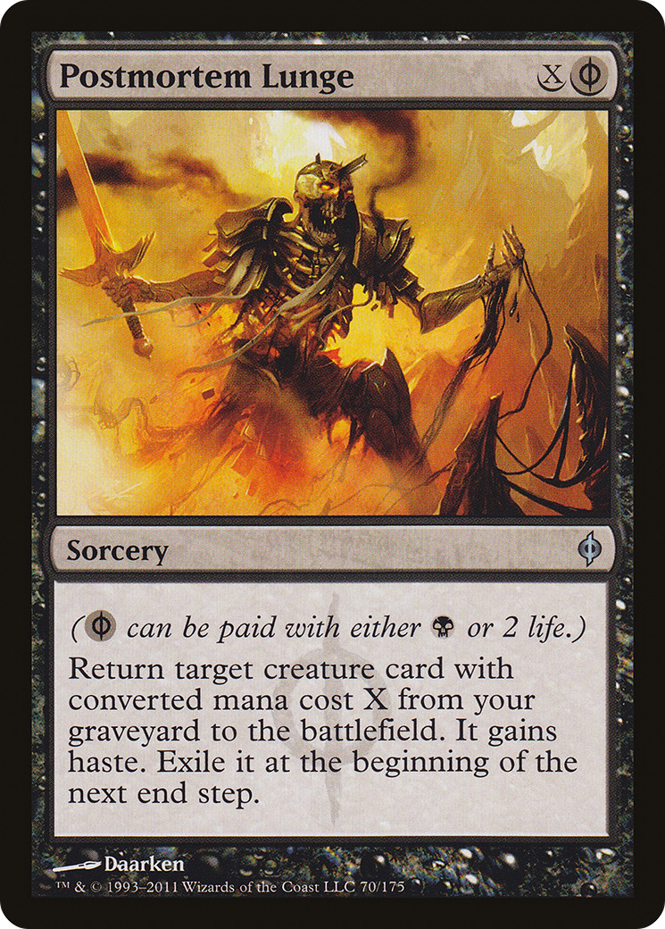 New Phyrexia - (NPH-070) - Postmortem Lunge Foil