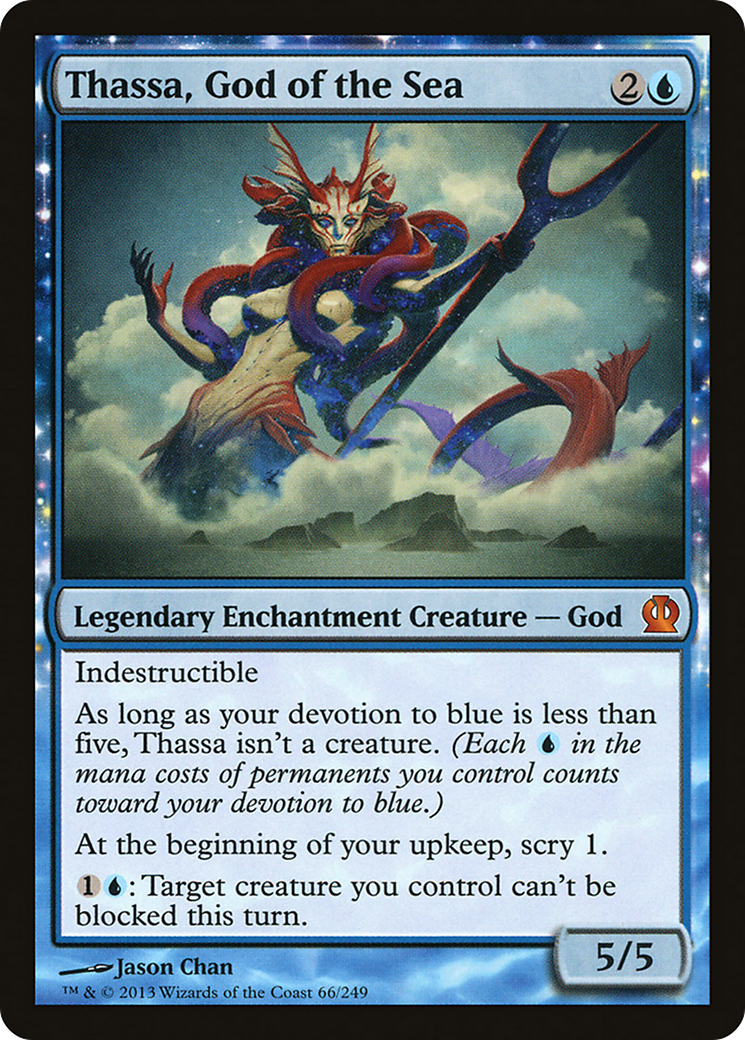 Theros - (THS-066) - Thassa, God of the Sea: (enchantment)