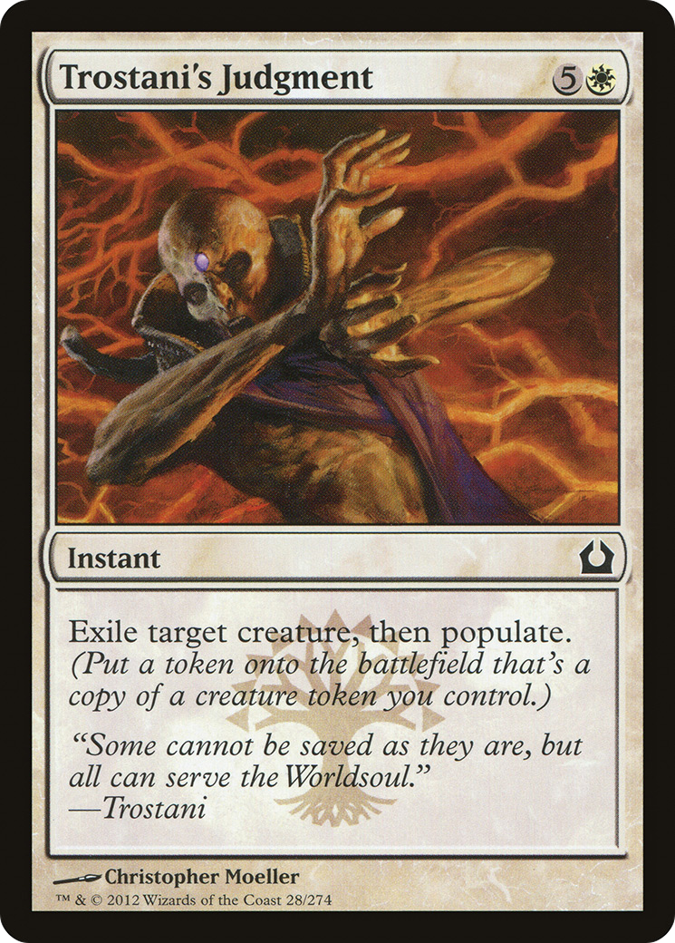 Return to Ravnica - (RTR-028) - Trostani's Judgment Foil
