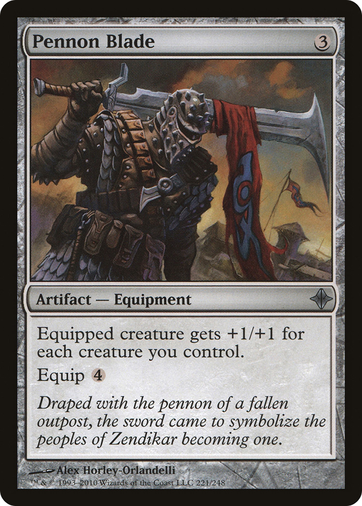 Rise of the Eldrazi - (ROE-221) - Pennon Blade Foil