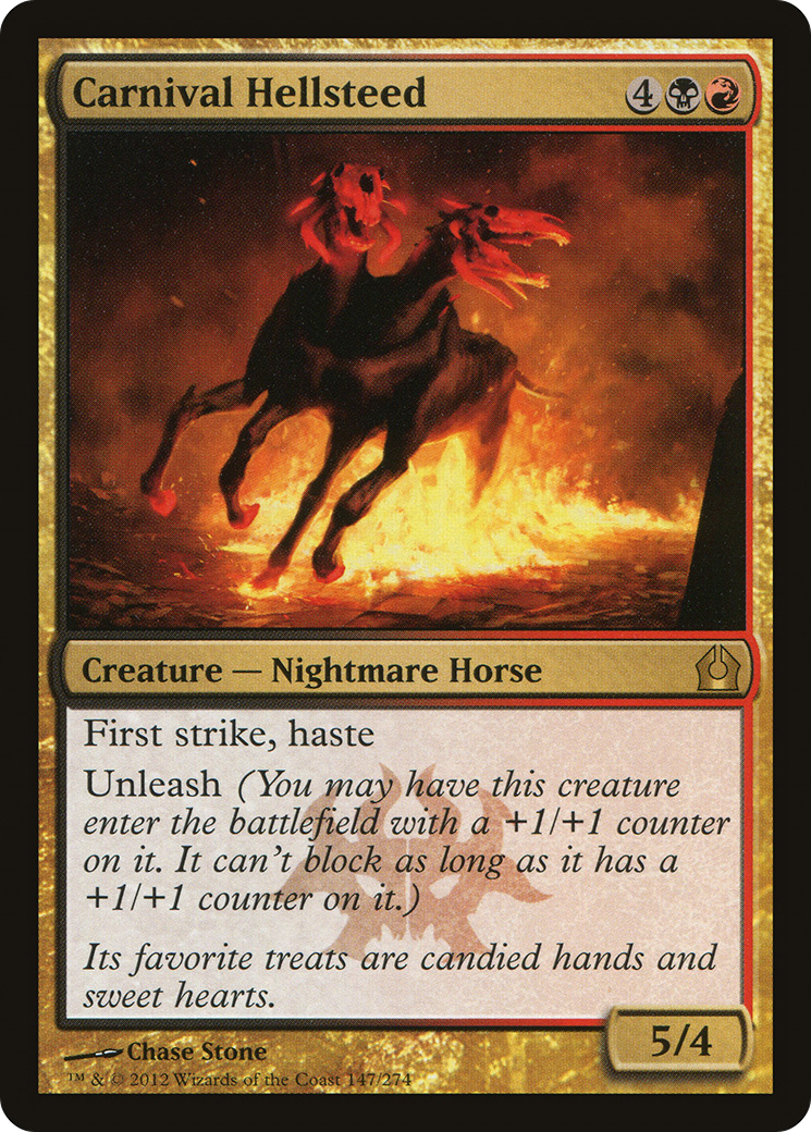 Return to Ravnica - (RTR-147) - Carnival Hellsteed Foil