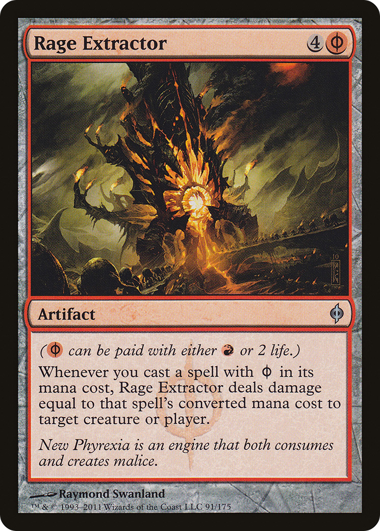 New Phyrexia - (NPH-091) - Rage Extractor Foil