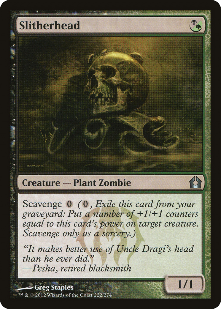 Return to Ravnica - (RTR-222) - Slitherhead Foil