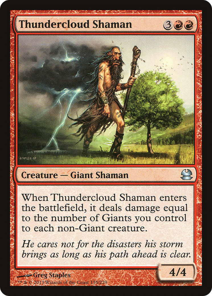 Modern Masters - (MMA-135) - Thundercloud Shaman