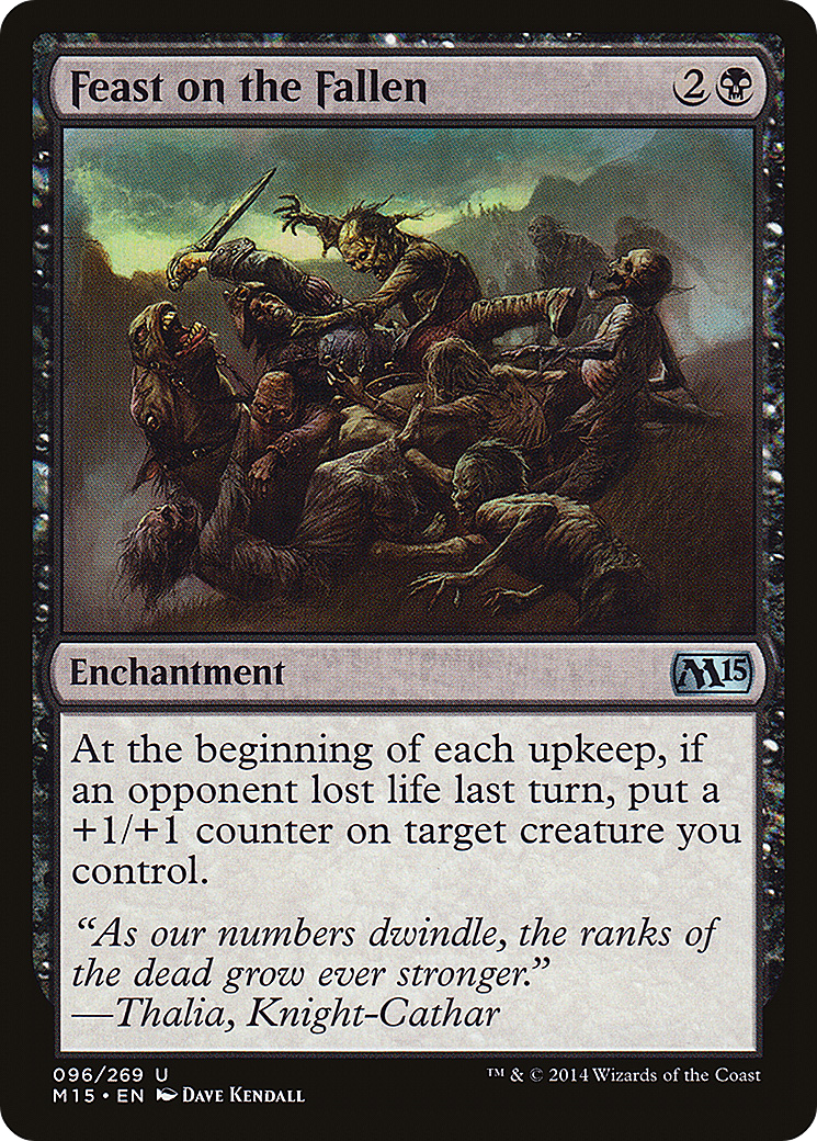 Magic 2015 - (M15-096) - Feast on the Fallen Foil