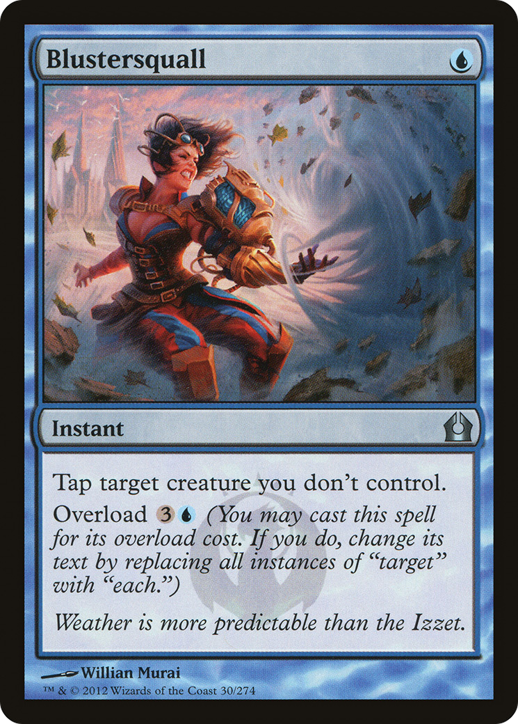 Return to Ravnica - (RTR-030) - Blustersquall Foil