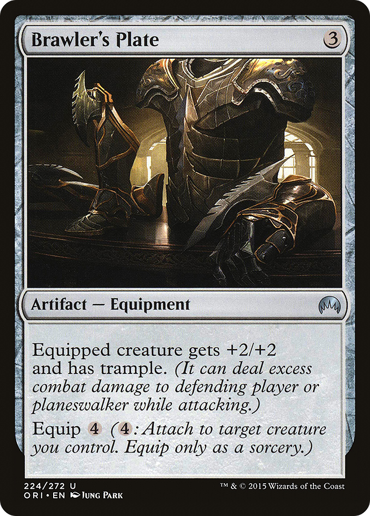 Magic Origins - (ORI-224) - Brawler's Plate