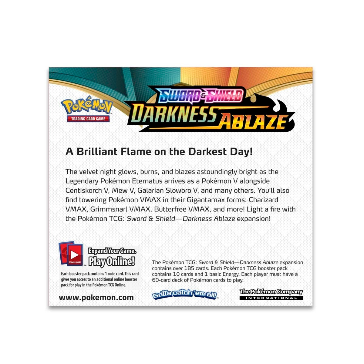 Pokemon Sword & Shield - SWSH03 - Darkness Ablaze Booster Box (36 Packs)