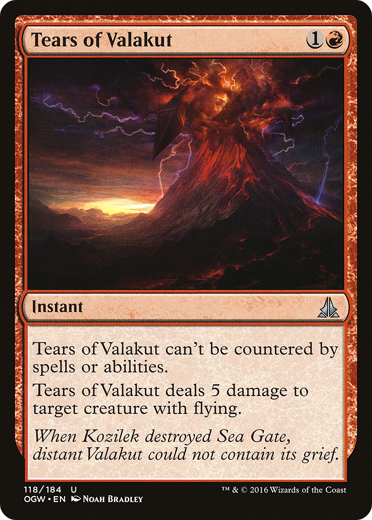 Oath of the Gatewatch - (OGW-118) - Tears of Valakut