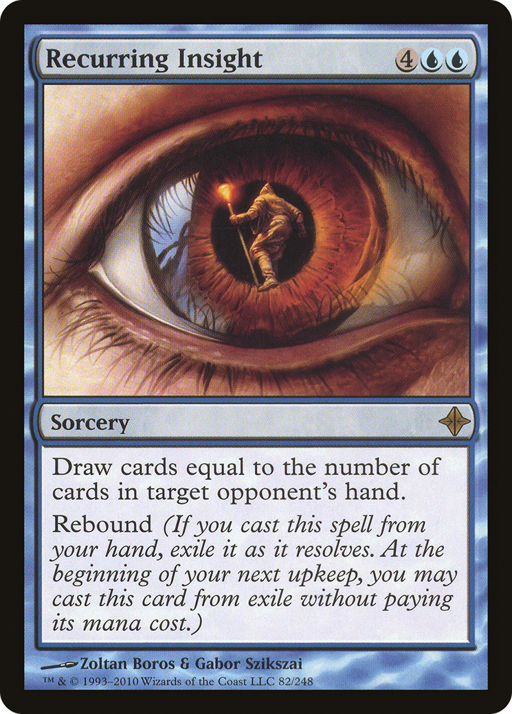 Rise of the Eldrazi - (ROE-082) - Recurring Insight Foil