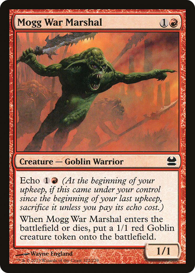 Modern Masters - (MMA-122) - Mogg War Marshal Foil