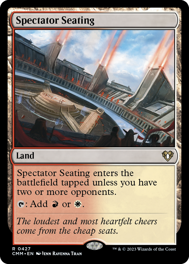 Commander Masters - (CMM-427) - Spectator Seating (Foil)