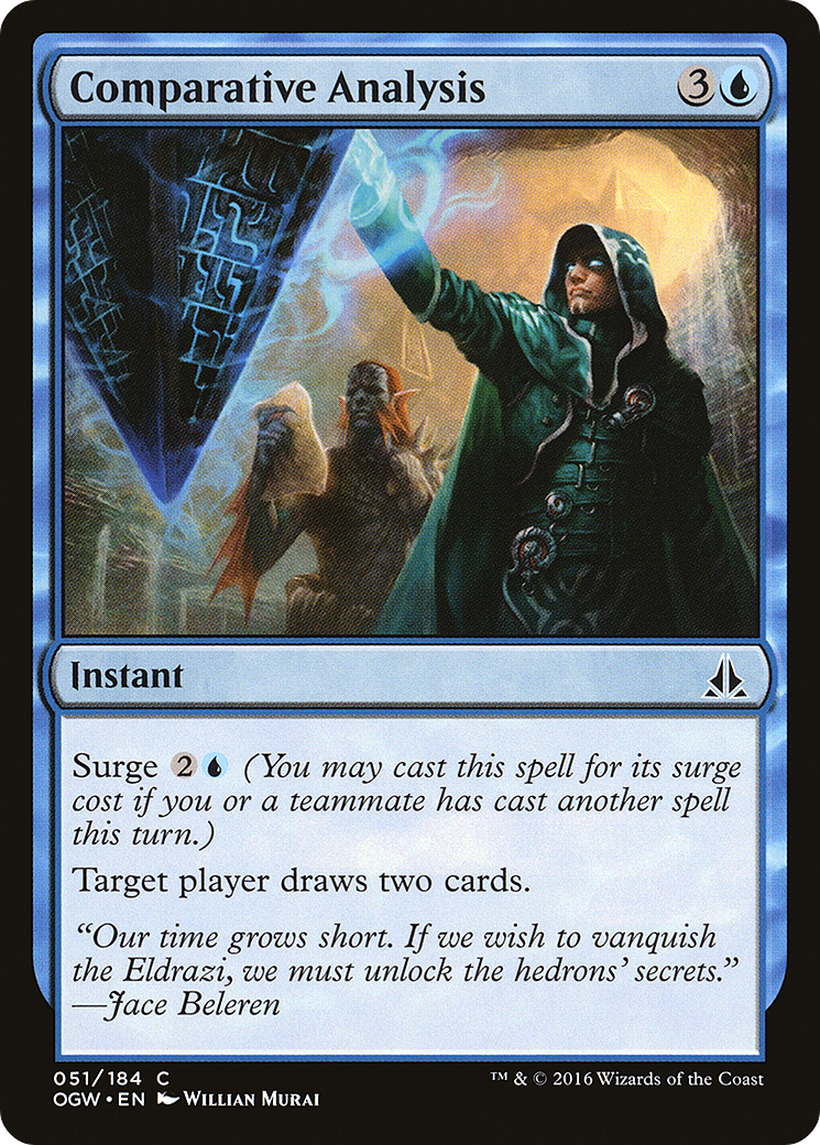 Oath of the Gatewatch - (OGW-051) - Comparative Analysis Foil