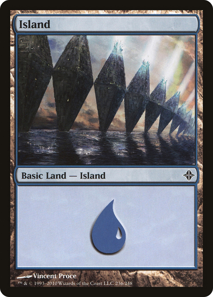Rise of the Eldrazi - (ROE-236) - Island (236)