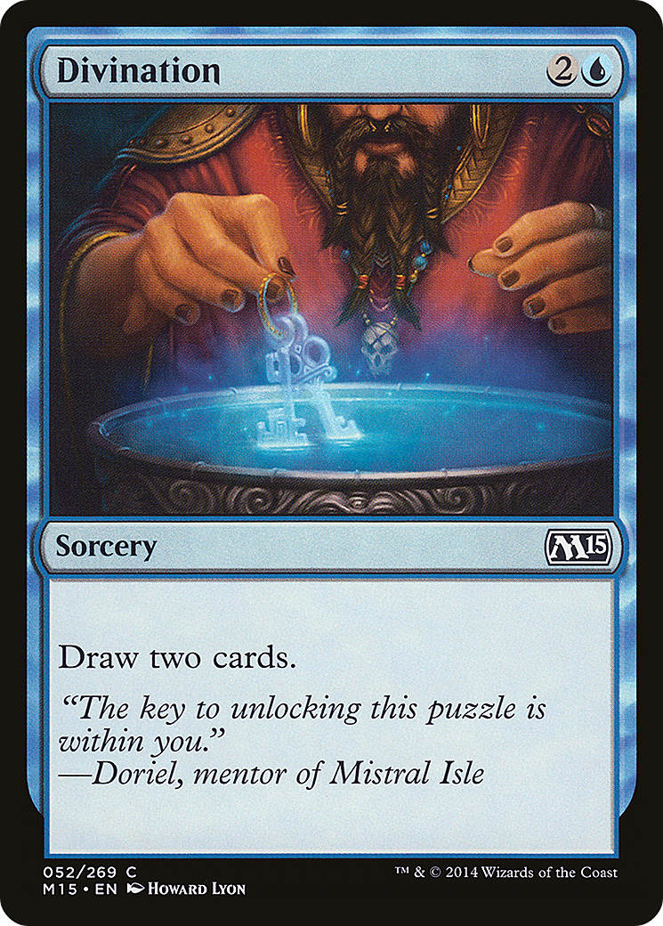 Magic 2015 - (M15-052) - Divination Foil