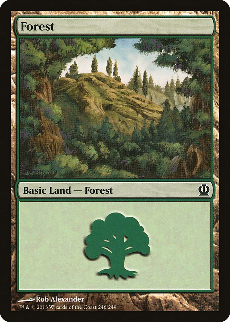Theros - (THS-246) - Forest (246)