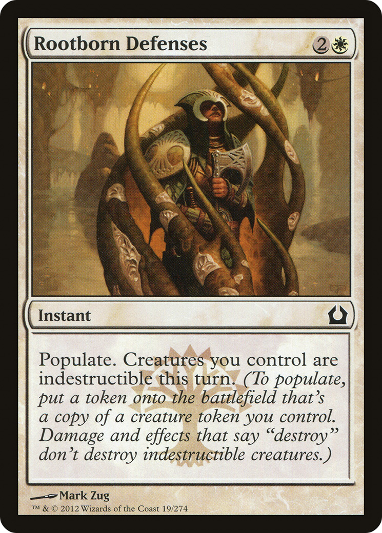 Return to Ravnica - (RTR-019) - Rootborn Defenses Foil