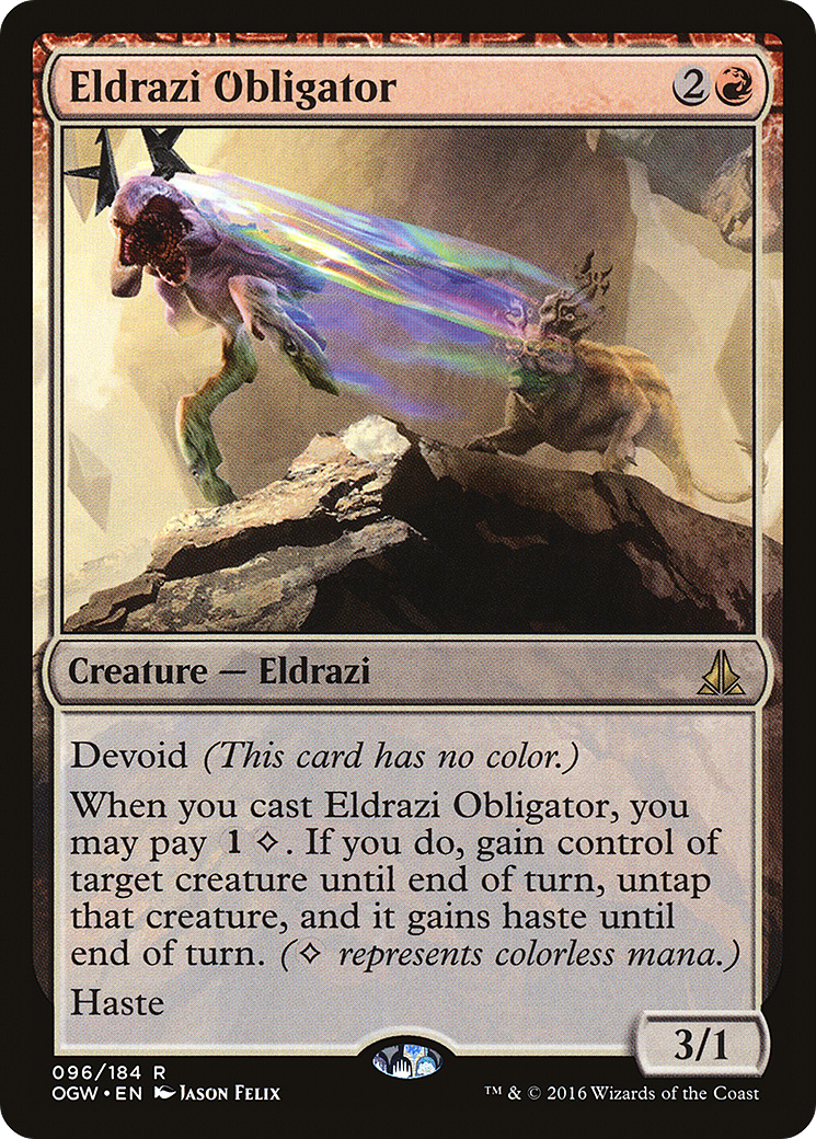 Oath of the Gatewatch - (OGW-096) - Eldrazi Obligator: (devoid)