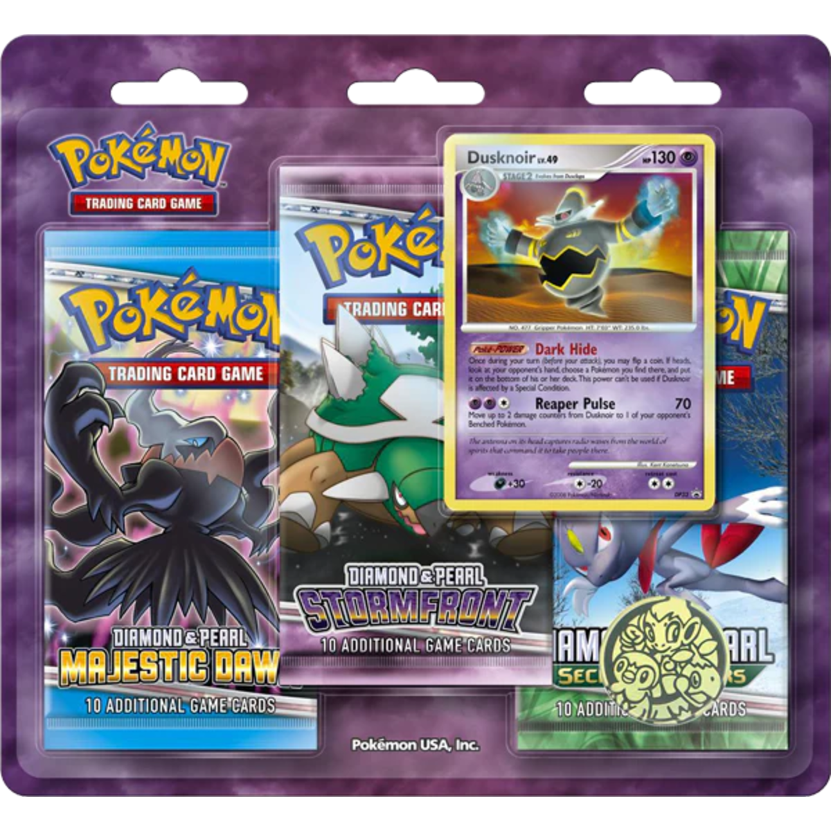 Pokemon Diamond & Pearl - Dusknoir 3-Pack Blister