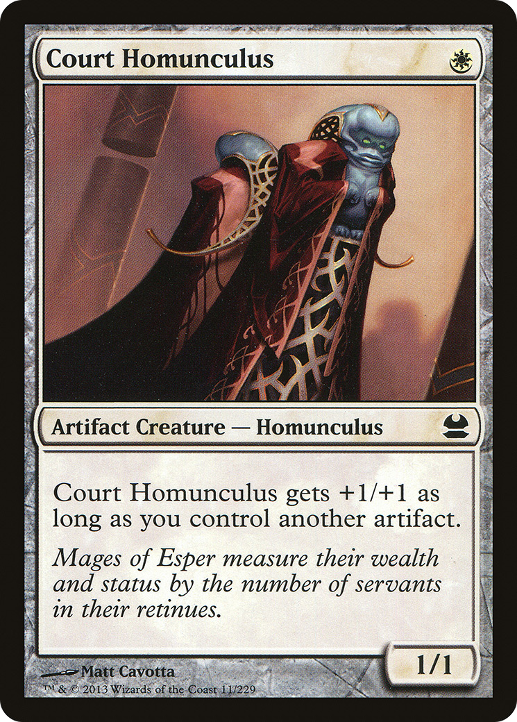 Modern Masters - (MMA-011) - Court Homunculus Foil