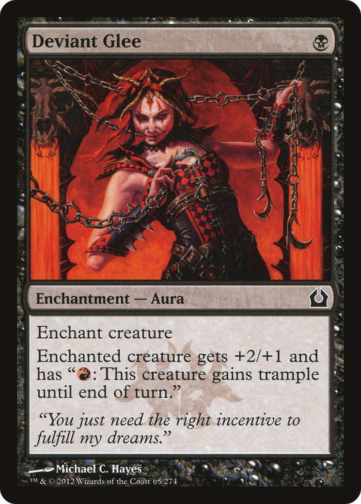Return to Ravnica - (RTR-065) - Deviant Glee Foil