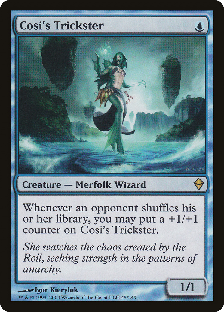 Zendikar - (ZEN-045) - Cosi's Trickster Foil