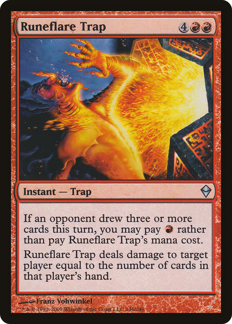 Zendikar - (ZEN-146) - Runeflare Trap Foil
