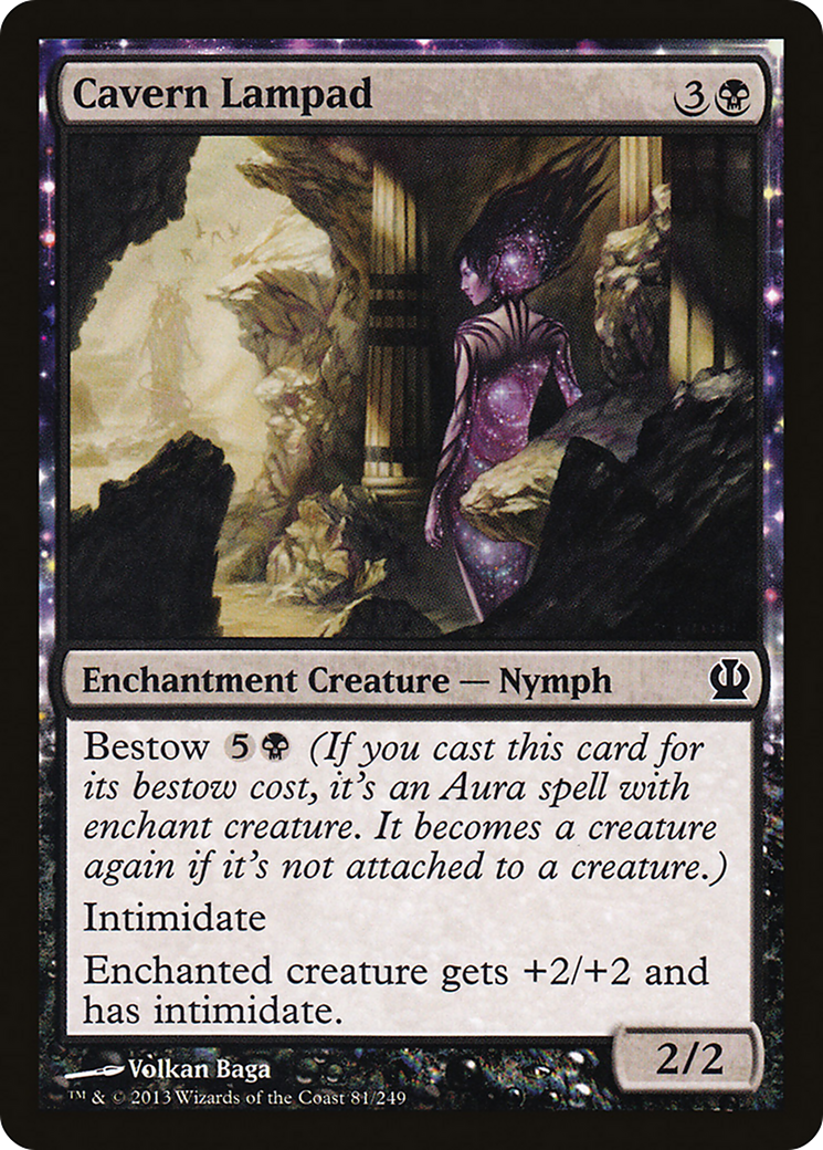 Theros - (THS-081) - Cavern Lampad: (enchantment) Foil