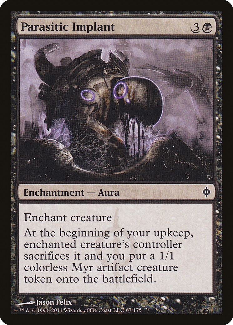 New Phyrexia - (NPH-067) - Parasitic Implant
