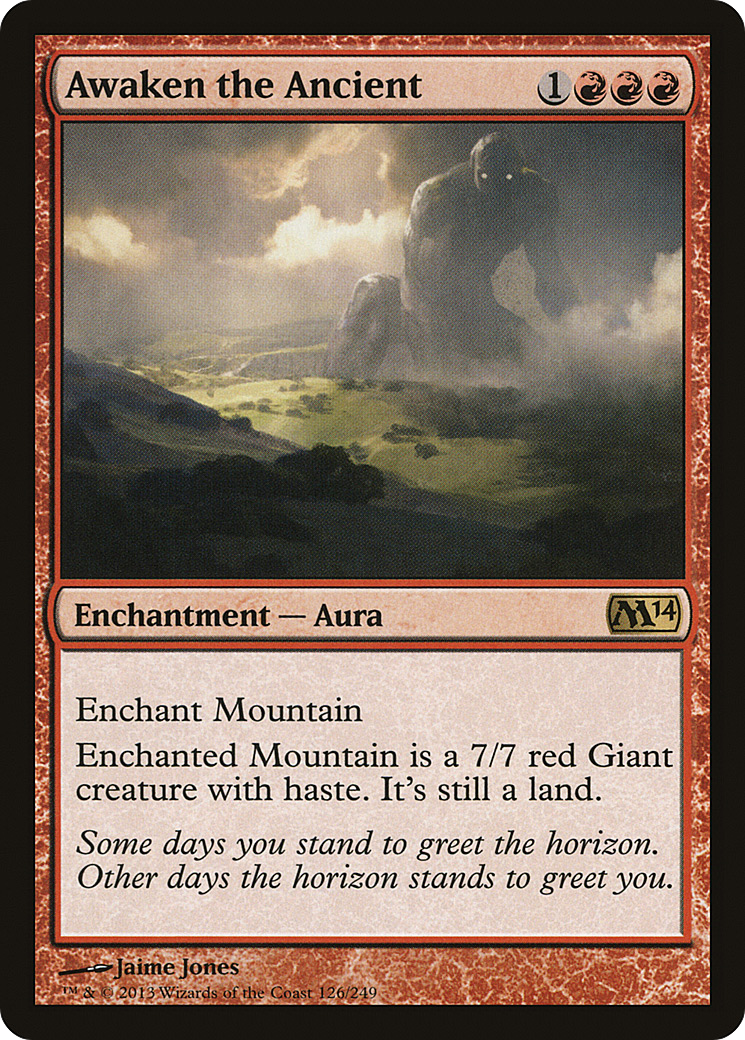 Magic 2014 - (M14-126) - Awaken the Ancient Foil