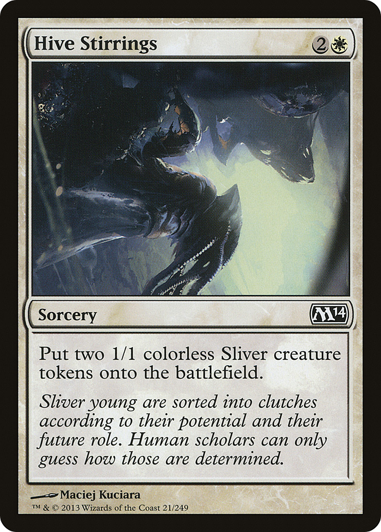Magic 2014 - (M14-021) - Hive Stirrings Foil