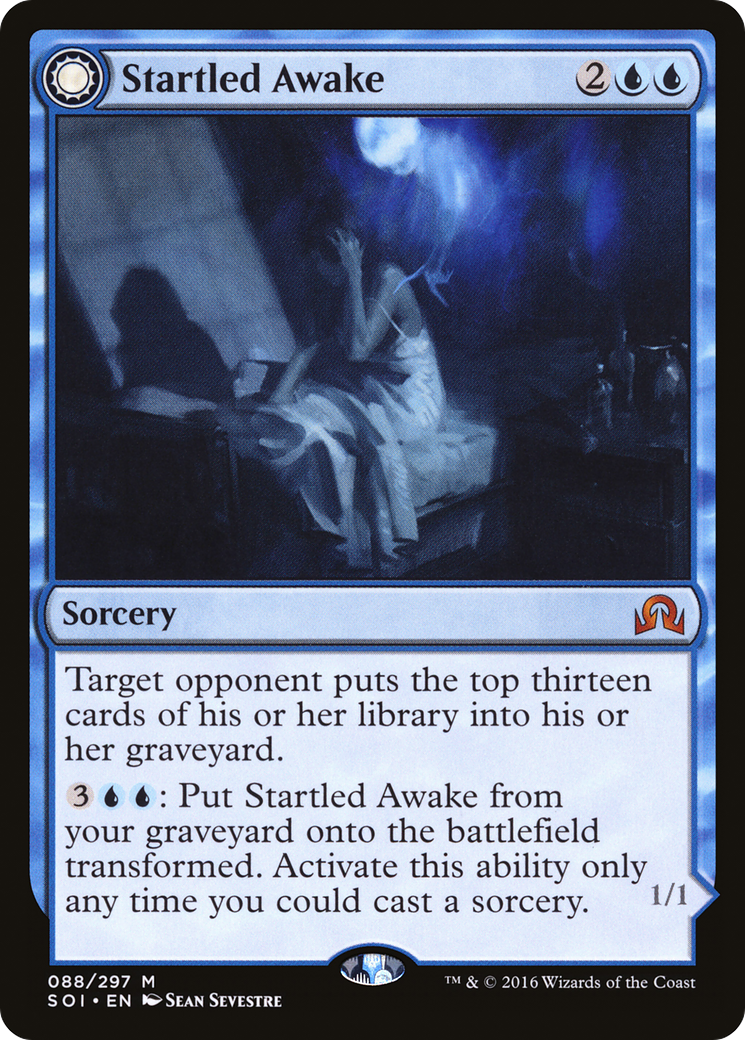 Shadows over Innistrad - (SOI-088) - Startled Awake: (Double Faced Transform)