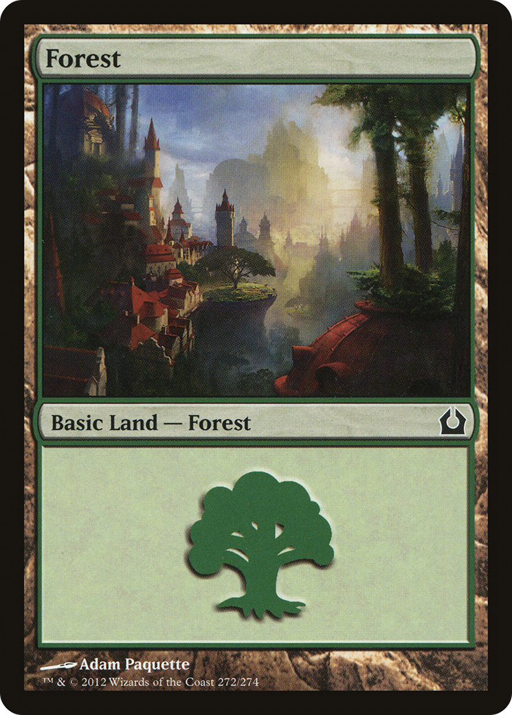 Return to Ravnica - (RTR-272) - Forest (272) Foil