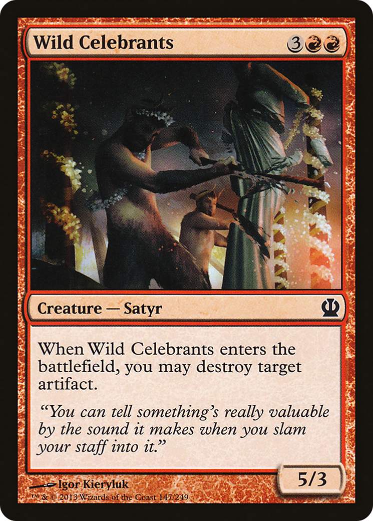 Theros - (THS-147) - Wild Celebrants