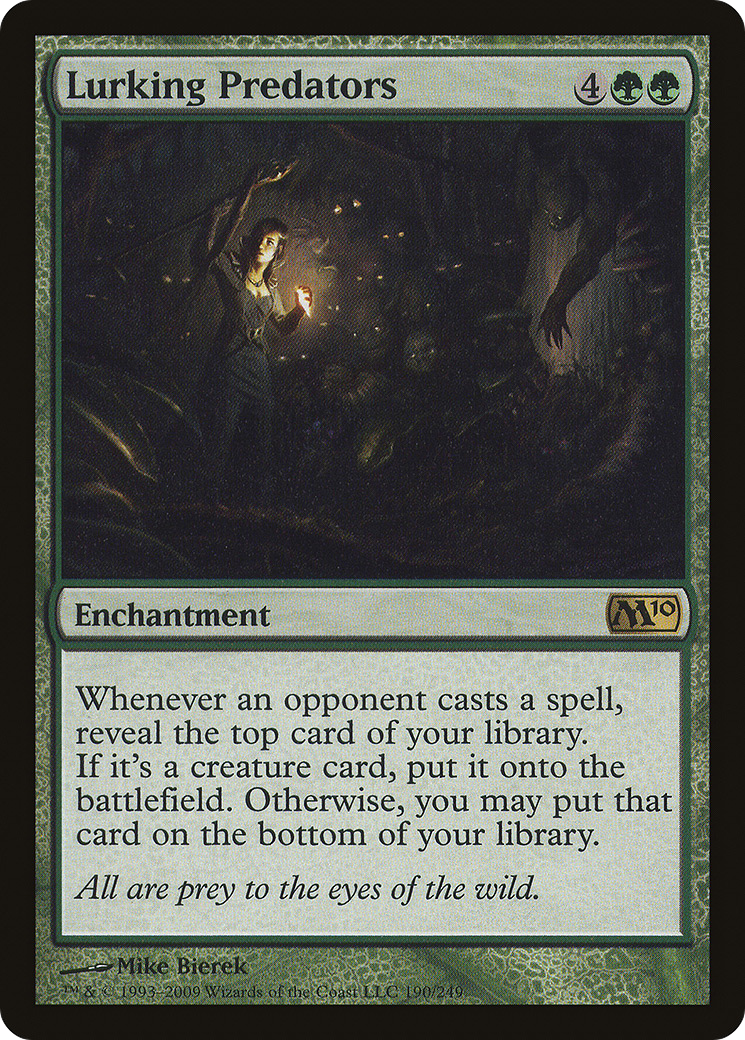 Magic 2010 - (M10-190) - Lurking Predators Foil