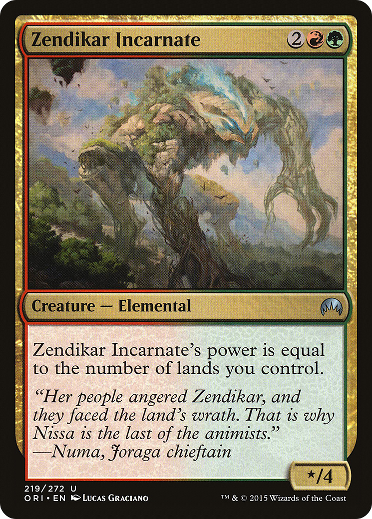 Magic Origins - (ORI-219) - Zendikar Incarnate
