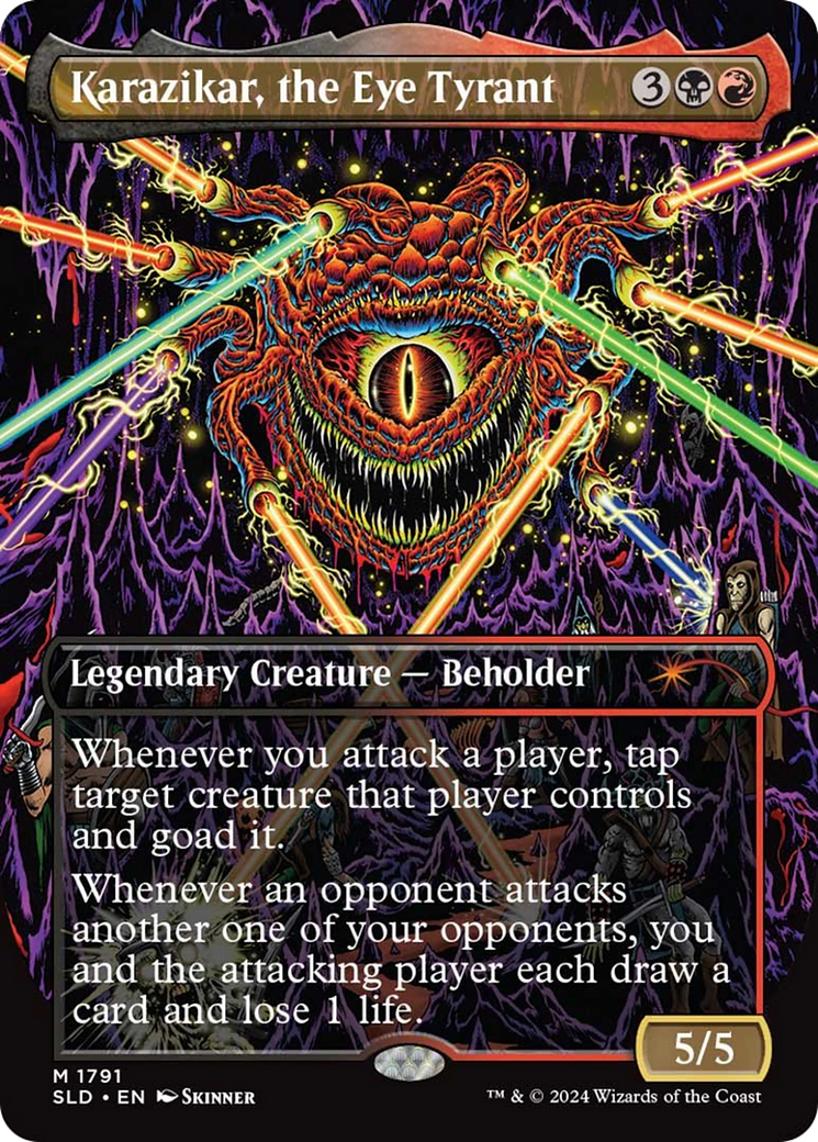 Secret Lair Drop - (SLD-1791) - Karazikar, the Eye Tyrant (Borderless)