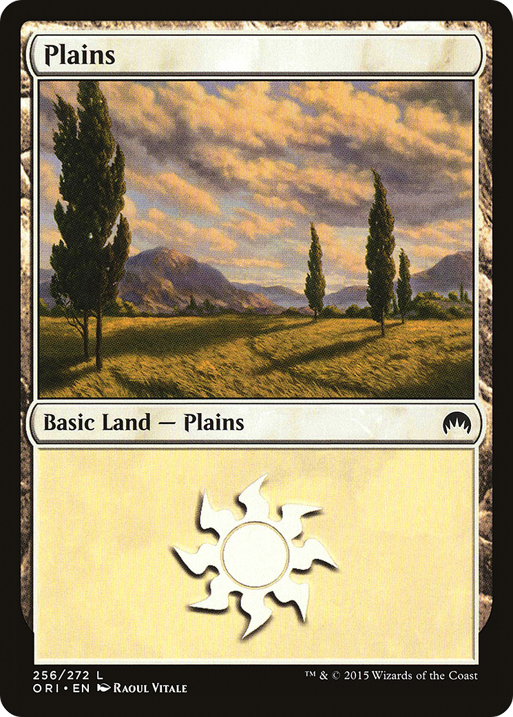 Magic Origins - (ORI-256) - Plains (256) Foil