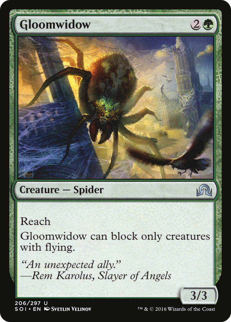 Shadows over Innistrad - (SOI-206) - Gloomwidow
