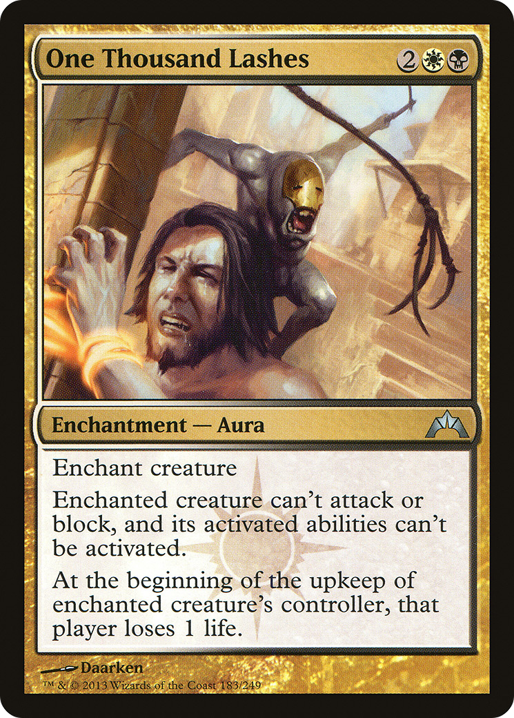 Gatecrash - (GTC-183) - One Thousand Lashes Foil