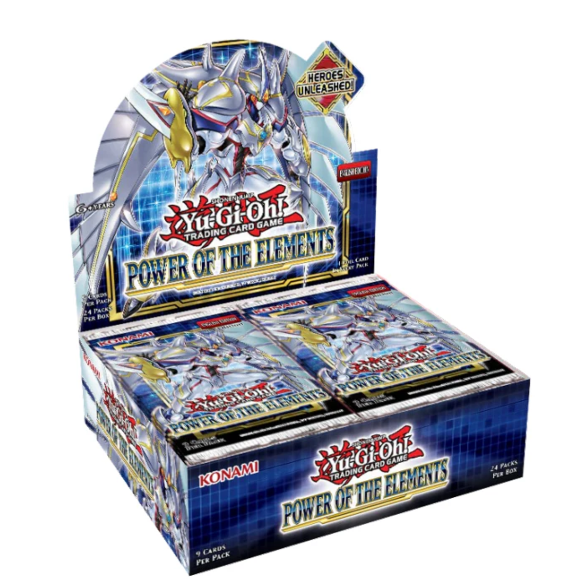 Yugioh - Power of the Elements - Unlimited Booster Box (24 packs)